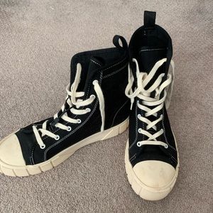 Zara high top sneakers